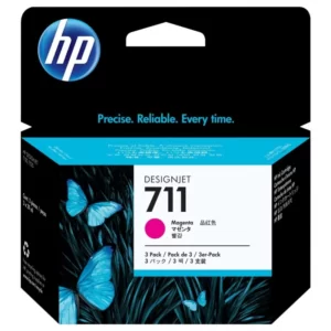 HP CARTUCHO #711 X 3 UNDS (CZ135A) MAGENTA T120/T520/T130/T530