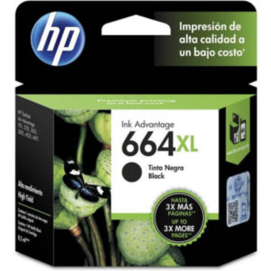 HP CARTUCHO #664XL (F6V31AL) NEGRO 1115/2135/3635/3775/3835/4675