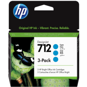 HP CARTUCHO #712 X 3 UNDS (3ED77A) CYAN T250/T650