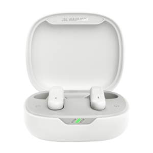 JBL Wave Flex White Auriculares de Botón + Micrófono Bluetooth 5.2 Bateria 32 Horas Con Estuche de Carga IP54 JBLWFLEXWHT